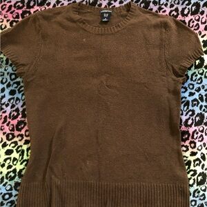 Brown sweater top
